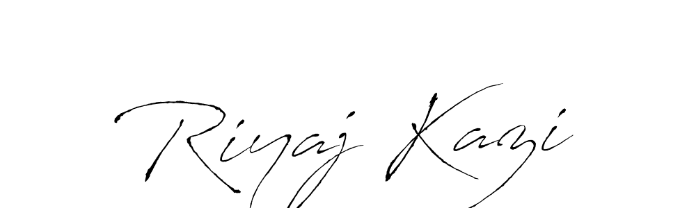 Use a signature maker to create a handwritten signature online. With this signature software, you can design (Antro_Vectra) your own signature for name Riyaj Kazi. Riyaj Kazi signature style 6 images and pictures png