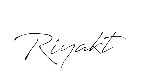 Riyakt stylish signature style. Best Handwritten Sign (Antro_Vectra) for my name. Handwritten Signature Collection Ideas for my name Riyakt. Riyakt signature style 6 images and pictures png