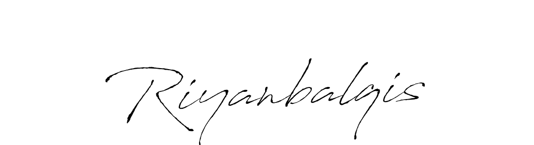 if you are searching for the best signature style for your name Riyanbalqis. so please give up your signature search. here we have designed multiple signature styles  using Antro_Vectra. Riyanbalqis signature style 6 images and pictures png