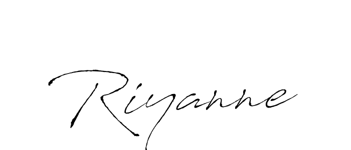 You should practise on your own different ways (Antro_Vectra) to write your name (Riyanne) in signature. don't let someone else do it for you. Riyanne signature style 6 images and pictures png