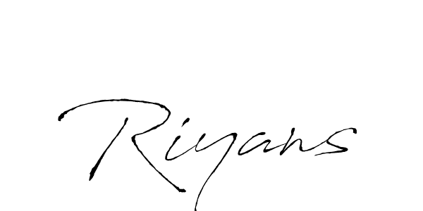 Also You can easily find your signature by using the search form. We will create Riyans name handwritten signature images for you free of cost using Antro_Vectra sign style. Riyans signature style 6 images and pictures png