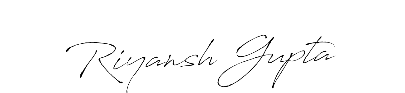 It looks lik you need a new signature style for name Riyansh Gupta. Design unique handwritten (Antro_Vectra) signature with our free signature maker in just a few clicks. Riyansh Gupta signature style 6 images and pictures png