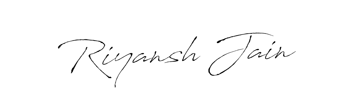 You should practise on your own different ways (Antro_Vectra) to write your name (Riyansh Jain) in signature. don't let someone else do it for you. Riyansh Jain signature style 6 images and pictures png