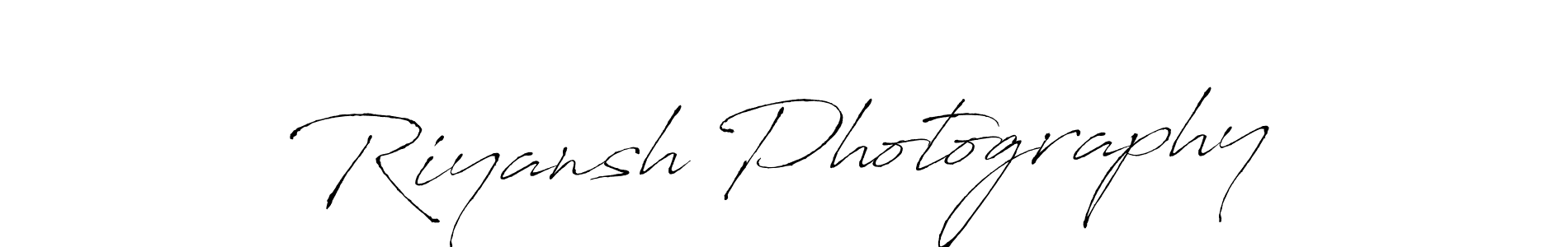 Design your own signature with our free online signature maker. With this signature software, you can create a handwritten (Antro_Vectra) signature for name Riyansh Photography. Riyansh Photography signature style 6 images and pictures png