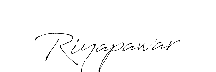 How to make Riyapawar signature? Antro_Vectra is a professional autograph style. Create handwritten signature for Riyapawar name. Riyapawar signature style 6 images and pictures png