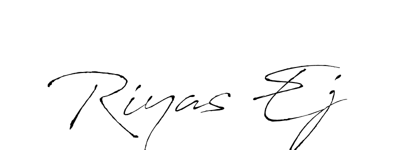 if you are searching for the best signature style for your name Riyas Ej. so please give up your signature search. here we have designed multiple signature styles  using Antro_Vectra. Riyas Ej signature style 6 images and pictures png