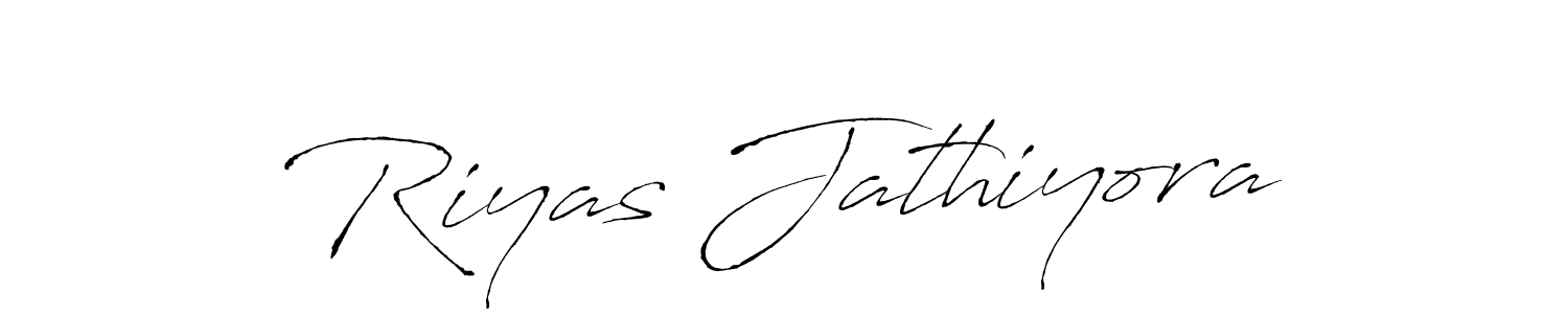 Create a beautiful signature design for name Riyas Jathiyora. With this signature (Antro_Vectra) fonts, you can make a handwritten signature for free. Riyas Jathiyora signature style 6 images and pictures png