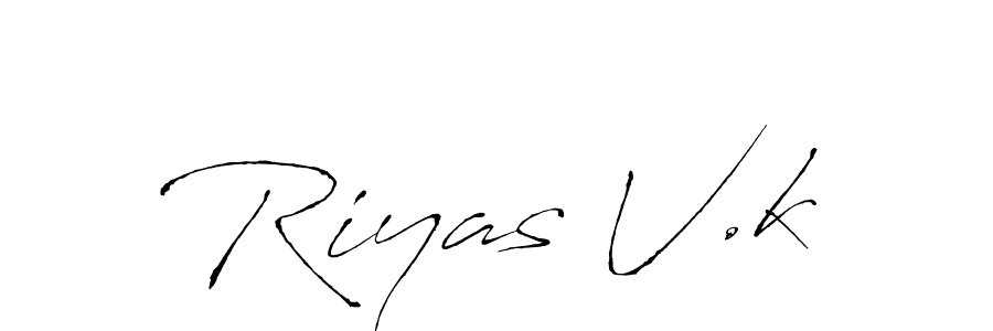 You should practise on your own different ways (Antro_Vectra) to write your name (Riyas V.k) in signature. don't let someone else do it for you. Riyas V.k signature style 6 images and pictures png