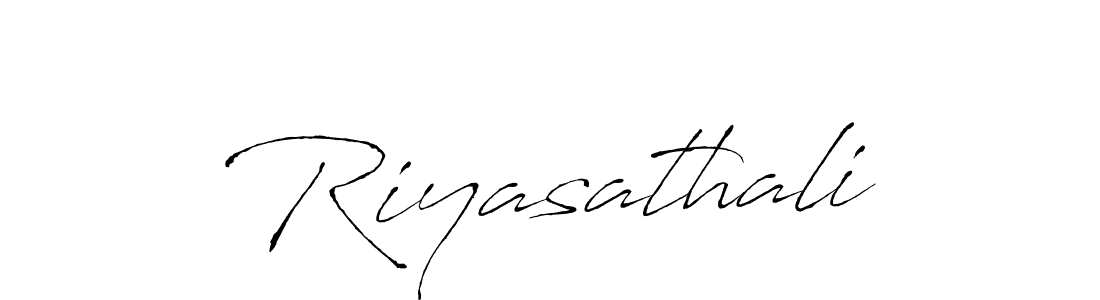 Riyasathali stylish signature style. Best Handwritten Sign (Antro_Vectra) for my name. Handwritten Signature Collection Ideas for my name Riyasathali. Riyasathali signature style 6 images and pictures png