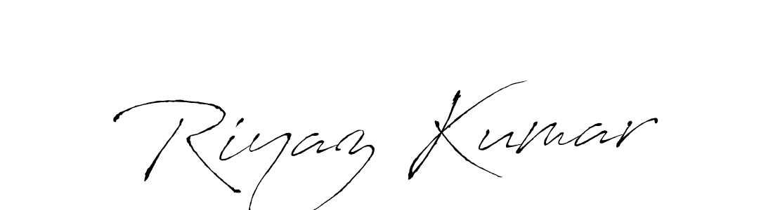 Design your own signature with our free online signature maker. With this signature software, you can create a handwritten (Antro_Vectra) signature for name Riyaz Kumar. Riyaz Kumar signature style 6 images and pictures png