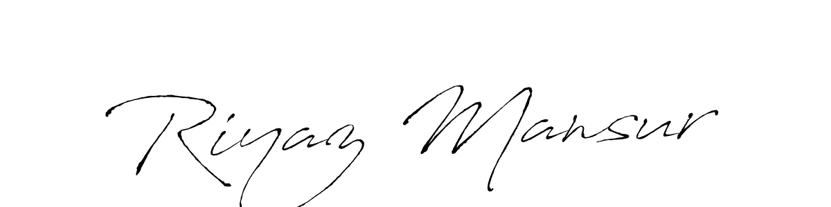 Make a beautiful signature design for name Riyaz Mansur. Use this online signature maker to create a handwritten signature for free. Riyaz Mansur signature style 6 images and pictures png