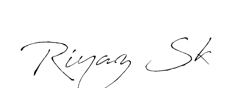 Also You can easily find your signature by using the search form. We will create Riyaz Sk name handwritten signature images for you free of cost using Antro_Vectra sign style. Riyaz Sk signature style 6 images and pictures png