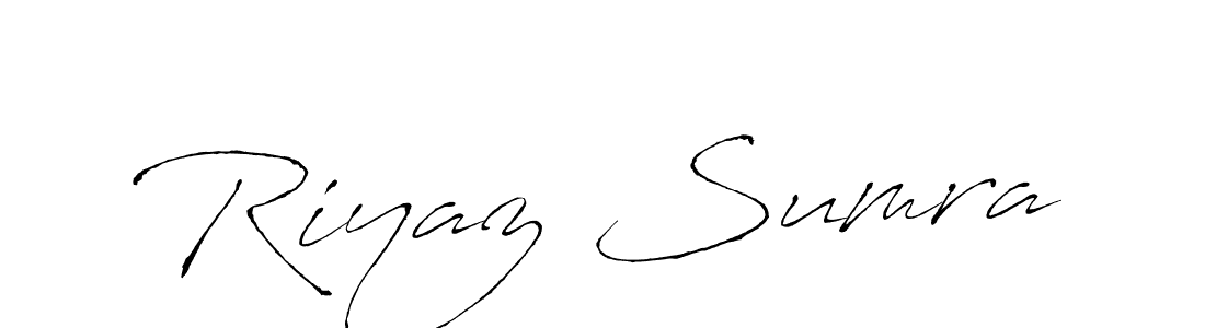 Make a beautiful signature design for name Riyaz Sumra. With this signature (Antro_Vectra) style, you can create a handwritten signature for free. Riyaz Sumra signature style 6 images and pictures png