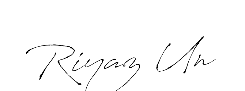 How to make Riyaz Un signature? Antro_Vectra is a professional autograph style. Create handwritten signature for Riyaz Un name. Riyaz Un signature style 6 images and pictures png