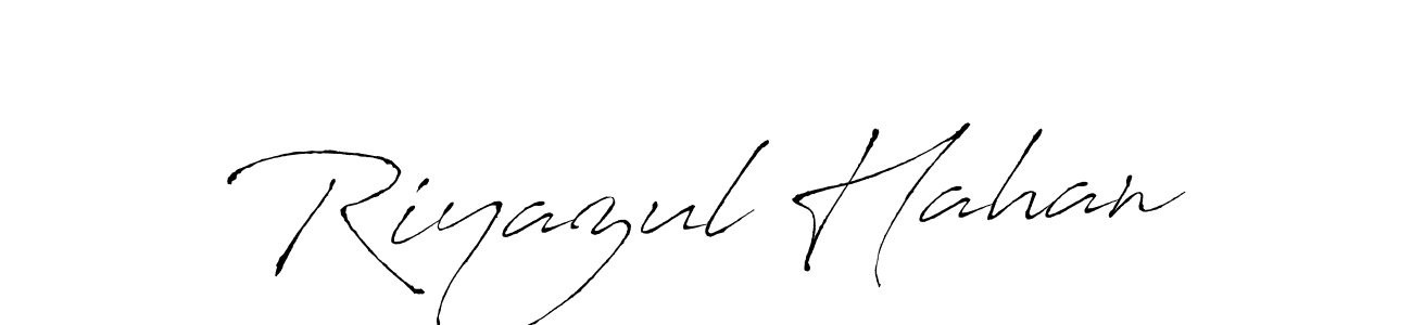 You can use this online signature creator to create a handwritten signature for the name Riyazul Hahan. This is the best online autograph maker. Riyazul Hahan signature style 6 images and pictures png