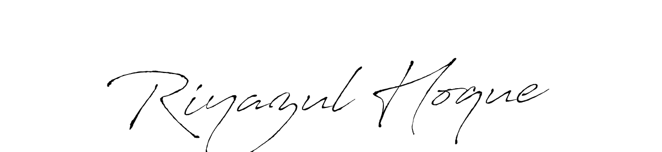 How to make Riyazul Hoque signature? Antro_Vectra is a professional autograph style. Create handwritten signature for Riyazul Hoque name. Riyazul Hoque signature style 6 images and pictures png