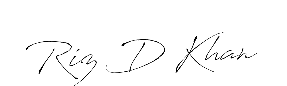 Antro_Vectra is a professional signature style that is perfect for those who want to add a touch of class to their signature. It is also a great choice for those who want to make their signature more unique. Get Riz D Khan name to fancy signature for free. Riz D Khan signature style 6 images and pictures png