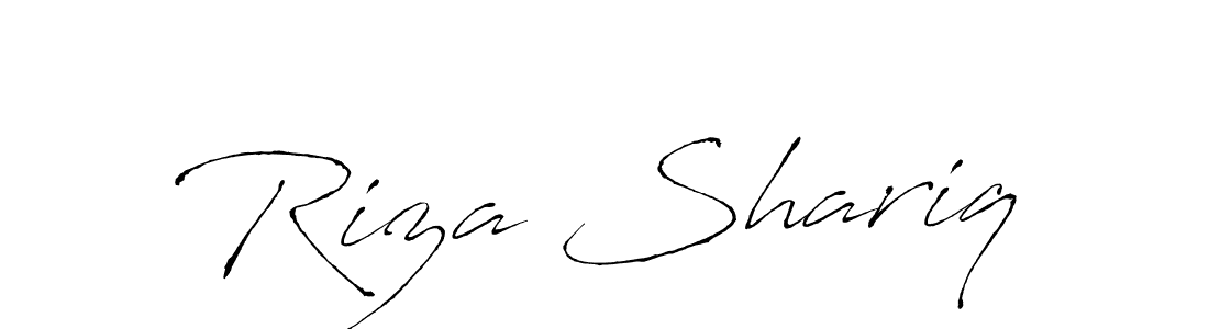 Use a signature maker to create a handwritten signature online. With this signature software, you can design (Antro_Vectra) your own signature for name Riza Shariq. Riza Shariq signature style 6 images and pictures png