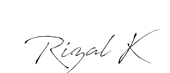Best and Professional Signature Style for Rizal K. Antro_Vectra Best Signature Style Collection. Rizal K signature style 6 images and pictures png