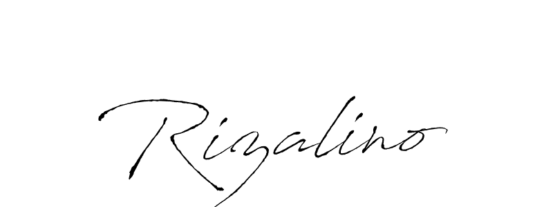 Rizalino stylish signature style. Best Handwritten Sign (Antro_Vectra) for my name. Handwritten Signature Collection Ideas for my name Rizalino. Rizalino signature style 6 images and pictures png