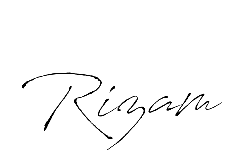 It looks lik you need a new signature style for name Rizam. Design unique handwritten (Antro_Vectra) signature with our free signature maker in just a few clicks. Rizam signature style 6 images and pictures png