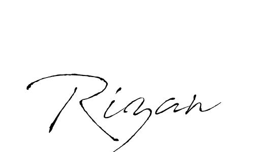 How to make Rizan name signature. Use Antro_Vectra style for creating short signs online. This is the latest handwritten sign. Rizan signature style 6 images and pictures png