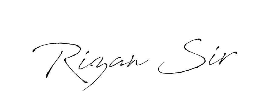 You should practise on your own different ways (Antro_Vectra) to write your name (Rizan Sir) in signature. don't let someone else do it for you. Rizan Sir signature style 6 images and pictures png