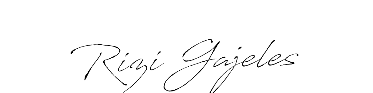 Make a short Rizi Gajeles signature style. Manage your documents anywhere anytime using Antro_Vectra. Create and add eSignatures, submit forms, share and send files easily. Rizi Gajeles signature style 6 images and pictures png