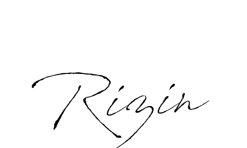 How to make Rizin signature? Antro_Vectra is a professional autograph style. Create handwritten signature for Rizin name. Rizin signature style 6 images and pictures png