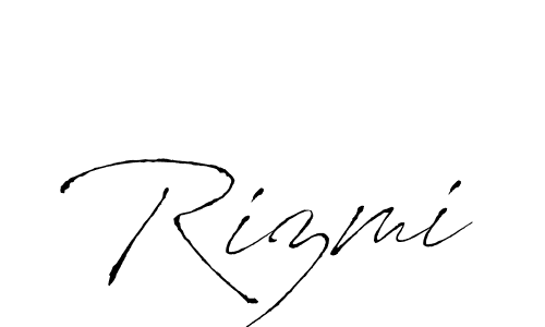 The best way (Antro_Vectra) to make a short signature is to pick only two or three words in your name. The name Rizmi include a total of six letters. For converting this name. Rizmi signature style 6 images and pictures png