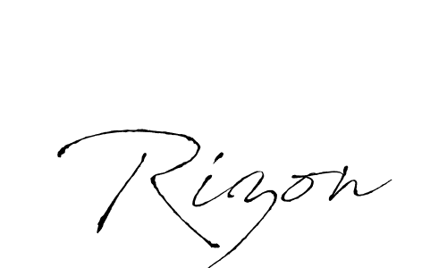Make a beautiful signature design for name Rizon. Use this online signature maker to create a handwritten signature for free. Rizon signature style 6 images and pictures png