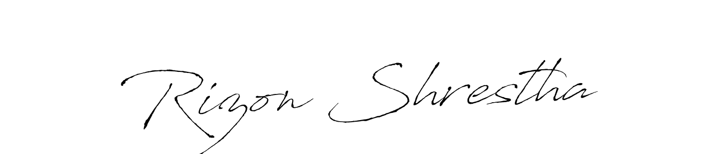 Here are the top 10 professional signature styles for the name Rizon Shrestha. These are the best autograph styles you can use for your name. Rizon Shrestha signature style 6 images and pictures png