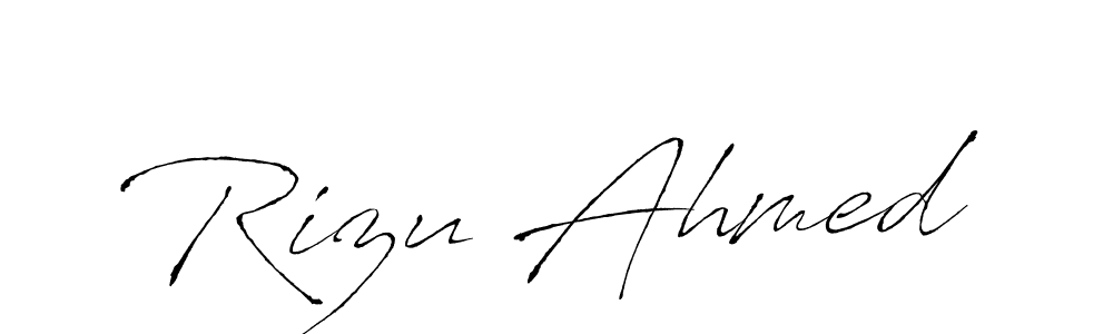 Make a beautiful signature design for name Rizu Ahmed. Use this online signature maker to create a handwritten signature for free. Rizu Ahmed signature style 6 images and pictures png