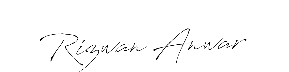 Also we have Rizwan Anwar name is the best signature style. Create professional handwritten signature collection using Antro_Vectra autograph style. Rizwan Anwar signature style 6 images and pictures png