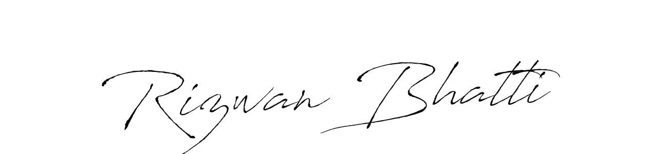 You should practise on your own different ways (Antro_Vectra) to write your name (Rizwan Bhatti) in signature. don't let someone else do it for you. Rizwan Bhatti signature style 6 images and pictures png