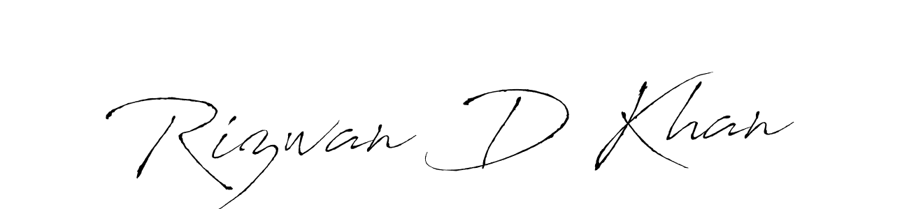 Rizwan D Khan stylish signature style. Best Handwritten Sign (Antro_Vectra) for my name. Handwritten Signature Collection Ideas for my name Rizwan D Khan. Rizwan D Khan signature style 6 images and pictures png