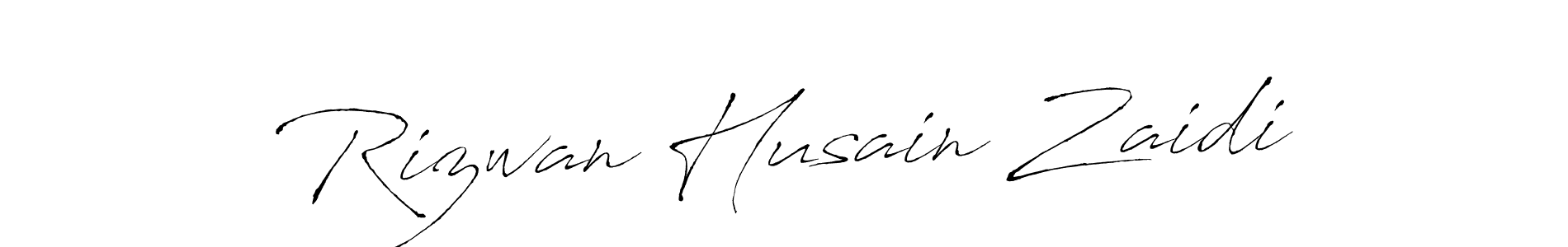 How to make Rizwan Husain Zaidi signature? Antro_Vectra is a professional autograph style. Create handwritten signature for Rizwan Husain Zaidi name. Rizwan Husain Zaidi signature style 6 images and pictures png