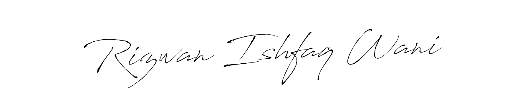 Create a beautiful signature design for name Rizwan Ishfaq Wani. With this signature (Antro_Vectra) fonts, you can make a handwritten signature for free. Rizwan Ishfaq Wani signature style 6 images and pictures png