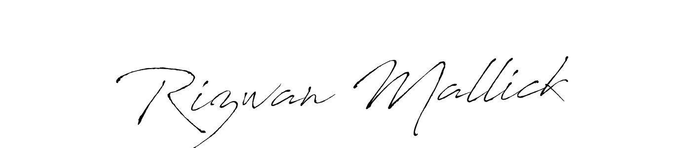 Antro_Vectra is a professional signature style that is perfect for those who want to add a touch of class to their signature. It is also a great choice for those who want to make their signature more unique. Get Rizwan Mallick name to fancy signature for free. Rizwan Mallick signature style 6 images and pictures png