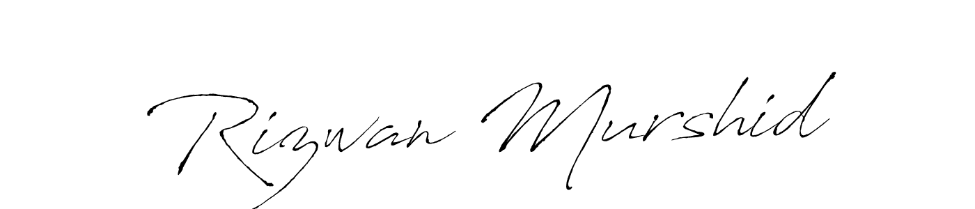 This is the best signature style for the Rizwan Murshid name. Also you like these signature font (Antro_Vectra). Mix name signature. Rizwan Murshid signature style 6 images and pictures png