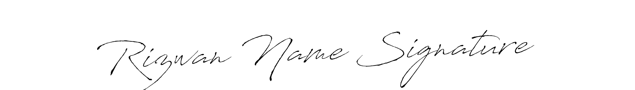 Design your own signature with our free online signature maker. With this signature software, you can create a handwritten (Antro_Vectra) signature for name Rizwan Name Signature. Rizwan Name Signature signature style 6 images and pictures png