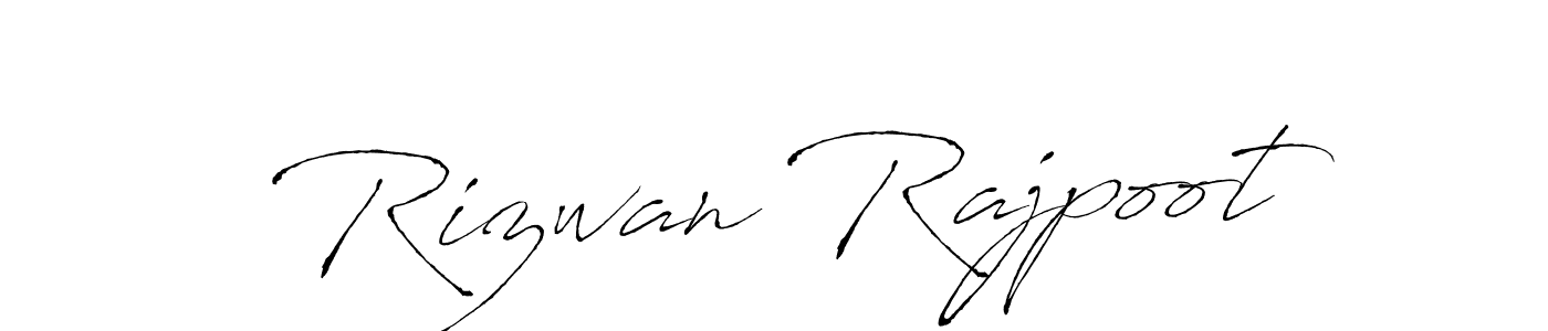 How to make Rizwan Rajpoot signature? Antro_Vectra is a professional autograph style. Create handwritten signature for Rizwan Rajpoot name. Rizwan Rajpoot signature style 6 images and pictures png