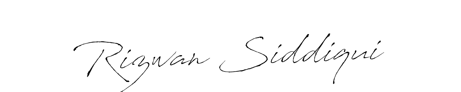 How to make Rizwan Siddiqui signature? Antro_Vectra is a professional autograph style. Create handwritten signature for Rizwan Siddiqui name. Rizwan Siddiqui signature style 6 images and pictures png