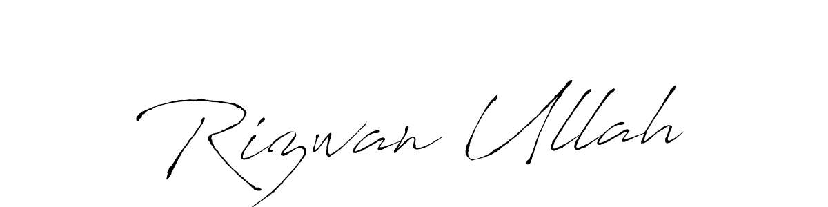 Create a beautiful signature design for name Rizwan Ullah. With this signature (Antro_Vectra) fonts, you can make a handwritten signature for free. Rizwan Ullah signature style 6 images and pictures png