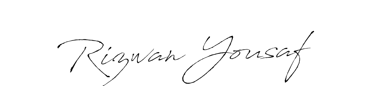 Also we have Rizwan Yousaf name is the best signature style. Create professional handwritten signature collection using Antro_Vectra autograph style. Rizwan Yousaf signature style 6 images and pictures png