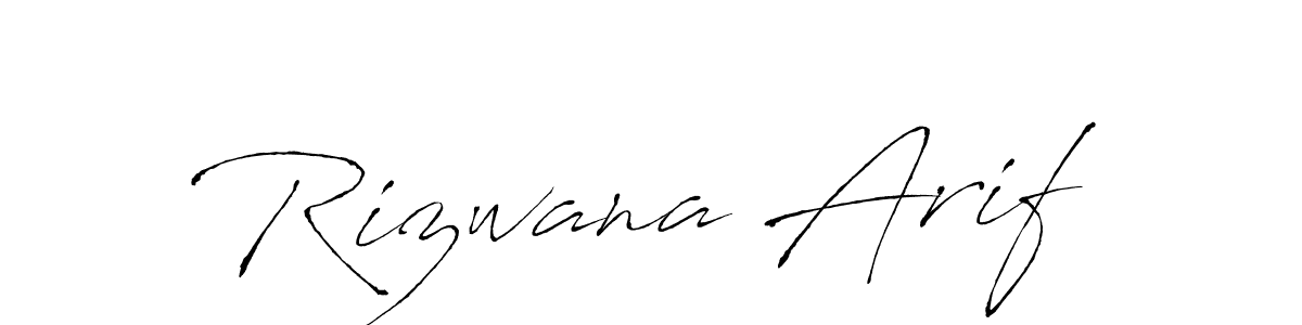 How to make Rizwana Arif signature? Antro_Vectra is a professional autograph style. Create handwritten signature for Rizwana Arif name. Rizwana Arif signature style 6 images and pictures png