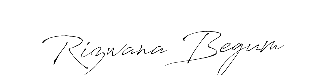 Rizwana Begum stylish signature style. Best Handwritten Sign (Antro_Vectra) for my name. Handwritten Signature Collection Ideas for my name Rizwana Begum. Rizwana Begum signature style 6 images and pictures png