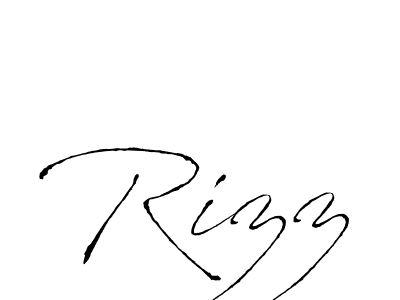 Similarly Antro_Vectra is the best handwritten signature design. Signature creator online .You can use it as an online autograph creator for name Rizz. Rizz signature style 6 images and pictures png