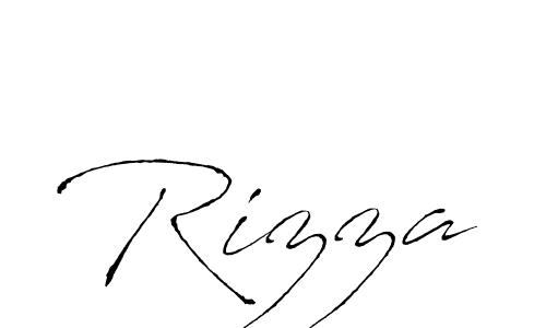 How to make Rizza signature? Antro_Vectra is a professional autograph style. Create handwritten signature for Rizza name. Rizza signature style 6 images and pictures png