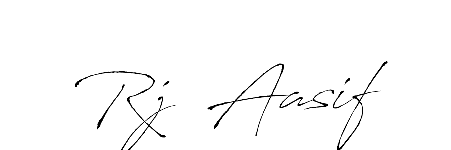 Create a beautiful signature design for name Rj  Aasif. With this signature (Antro_Vectra) fonts, you can make a handwritten signature for free. Rj  Aasif signature style 6 images and pictures png